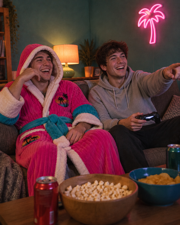 Sunset City heated robe