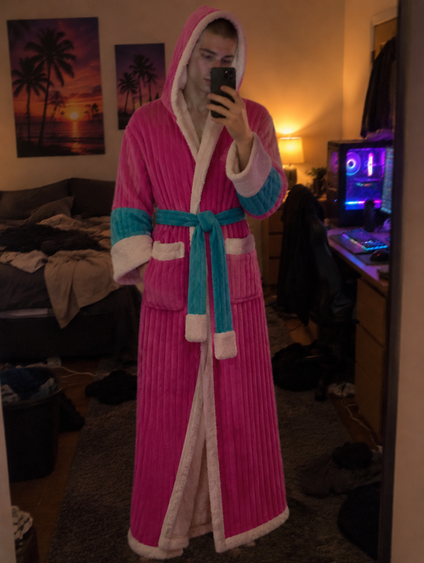 Sunset City heated robe