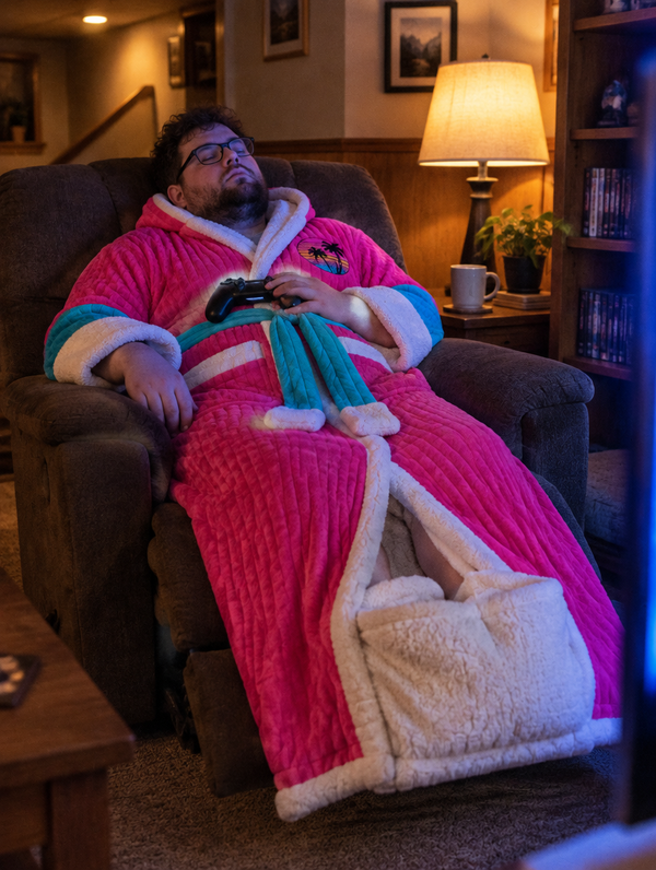Sunset City heated robe