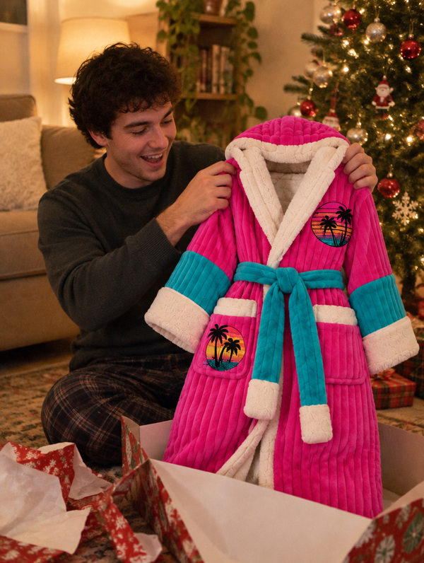 Sunset City heated robe